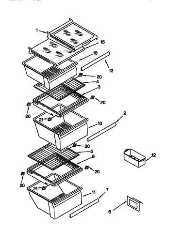 Refrigerator shelf