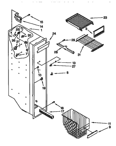 Freezer liner