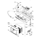 Kenmore 59678098890 control and outer case assembly diagram