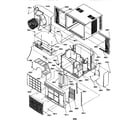 Kenmore 59670129890 chassis assembly diagram