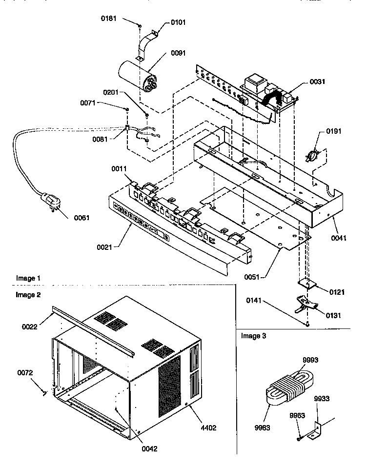 CONTROL/OUTER CASE ASSEMBLY