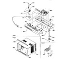 Kenmore 59670129890 control/outer case assembly diagram
