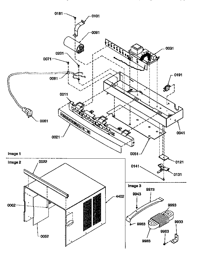 Control and outer case assembly