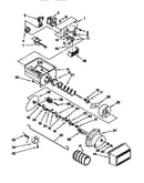 Motor & ice container