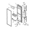 Whirlpool ED25RQXFW02 refrigerator door diagram