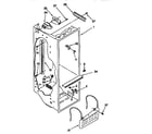 Whirlpool ED25TQXFW01 refrigerator liner diagram