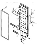 Refrigerator door