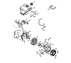 Craftsman 143986003 fuel tank and flywheel assembly diagram