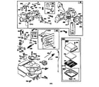 Briggs & Stratton 137202-1125-E1 carburetor, air cleaner, and fuel tank assembly diagram