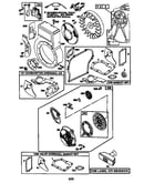 Rewind starter and flywheel assembly
