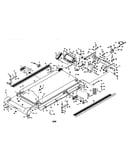 Motor and walking belt assembly