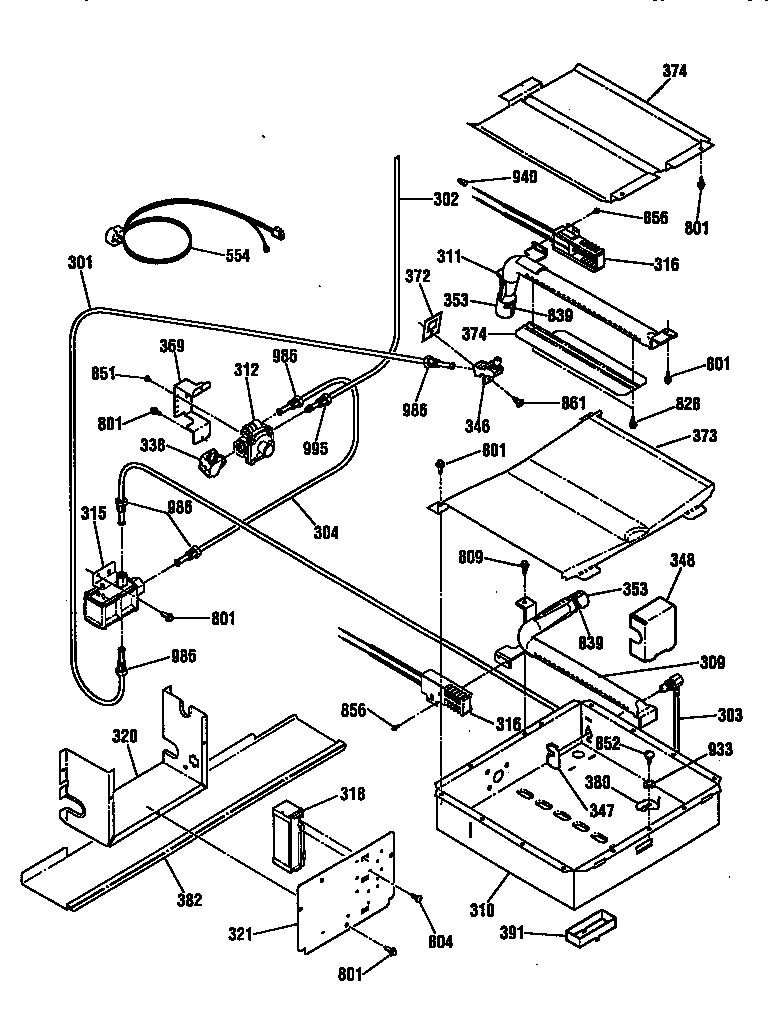 Oven burner