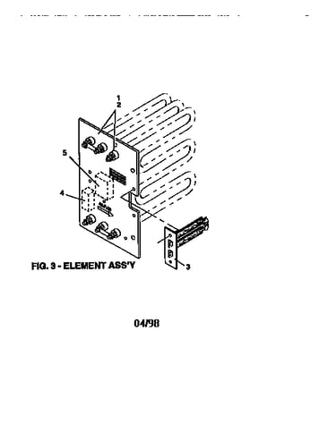 Element assembly 10kw-06v
