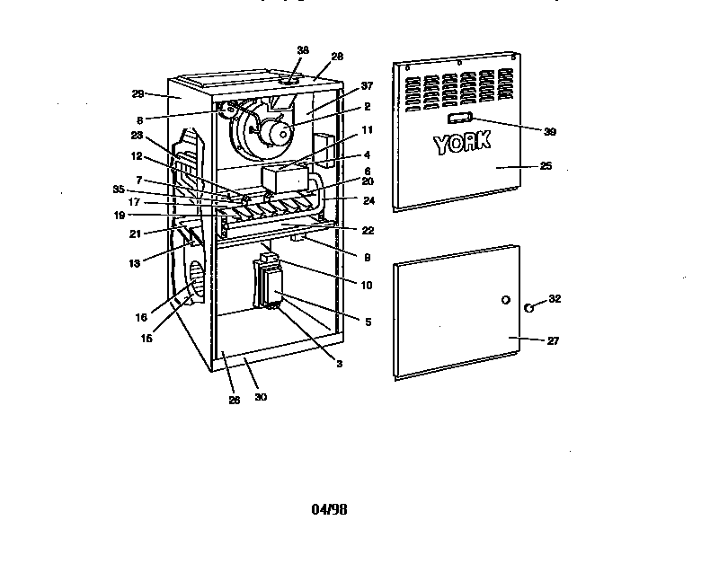 MULTI-POS.NAT.GAS FURNACE(80+)