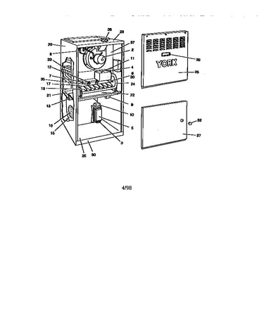 Multi-positional nat. gas furnace (80+)