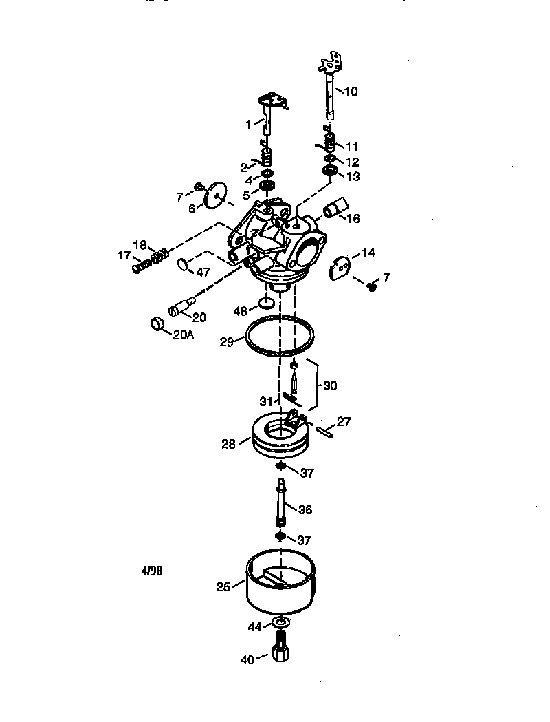 CARBURETOR 640126