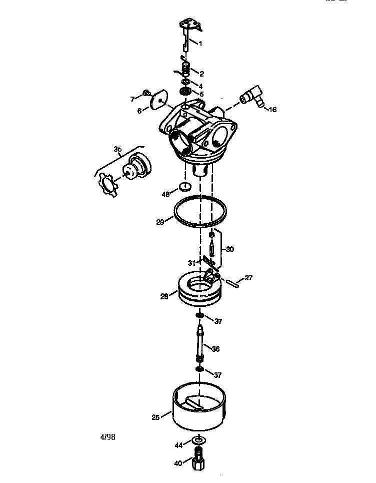 CARBURETOR 640124