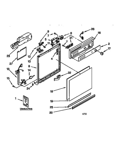 Frame and console