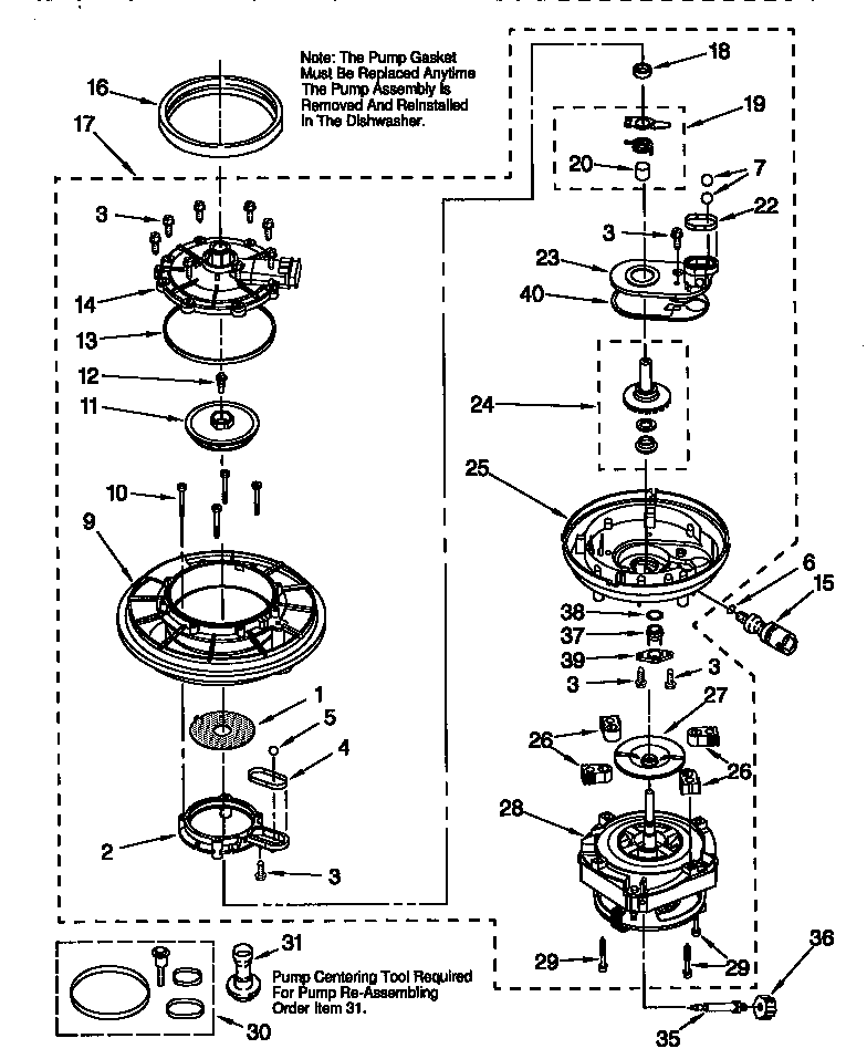 PUMP AND MOTOR