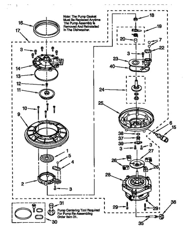 Pump and motor
