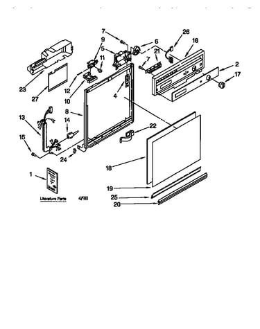 Frame and console