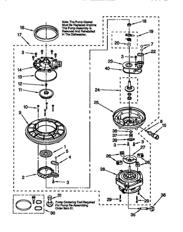 Pump and motor
