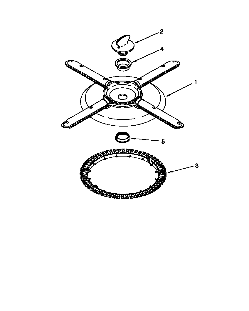 Lower washarm and strainer