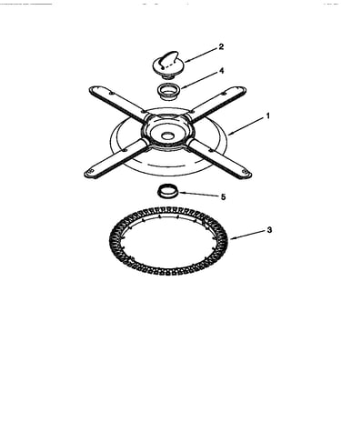 Lower washarm and strainer