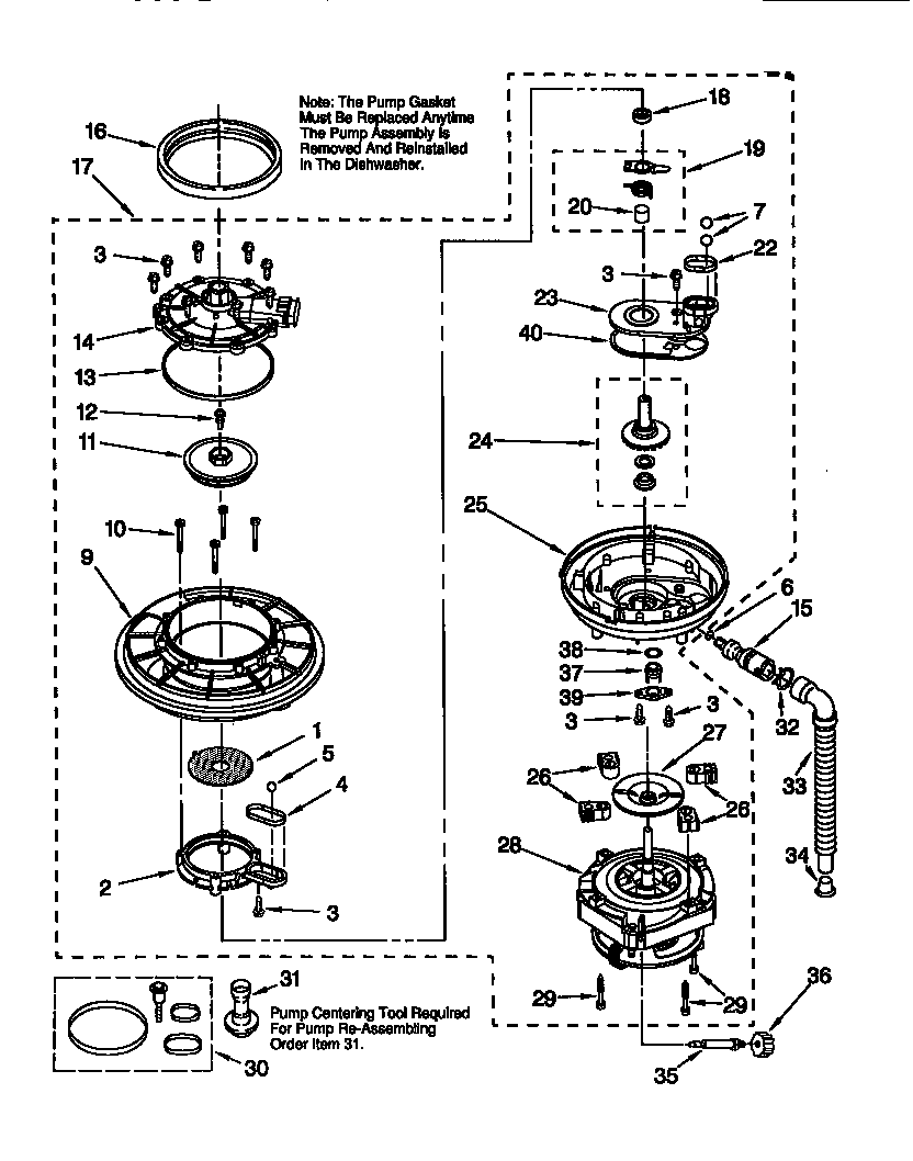 PUMP AND MOTOR