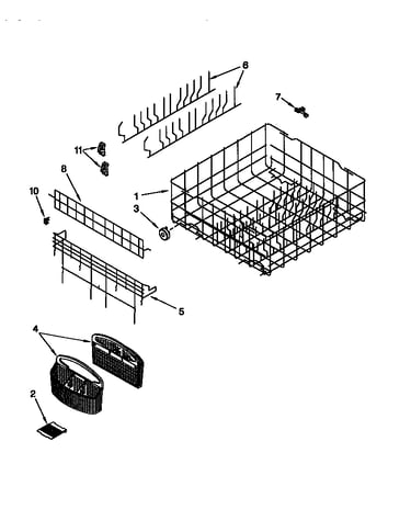 Lower rack