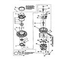 KitchenAid KUDV24SEBL3 pump and motor diagram