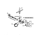 GE GSD3410Z01AA motor-pump mechanism diagram
