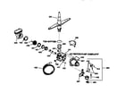 GE GSD3210Z01AA motor-pump mechanism diagram