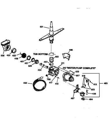 Motor-pump mechanism