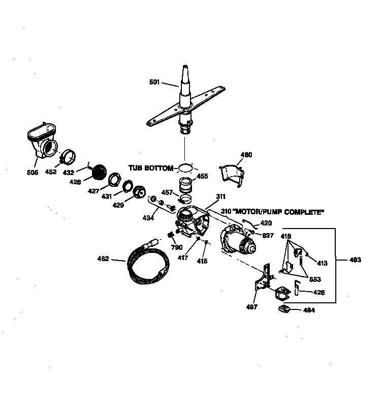 Motor-pump mechanism