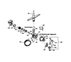 GE GSD2000Z01AD motor-pump mechanism diagram