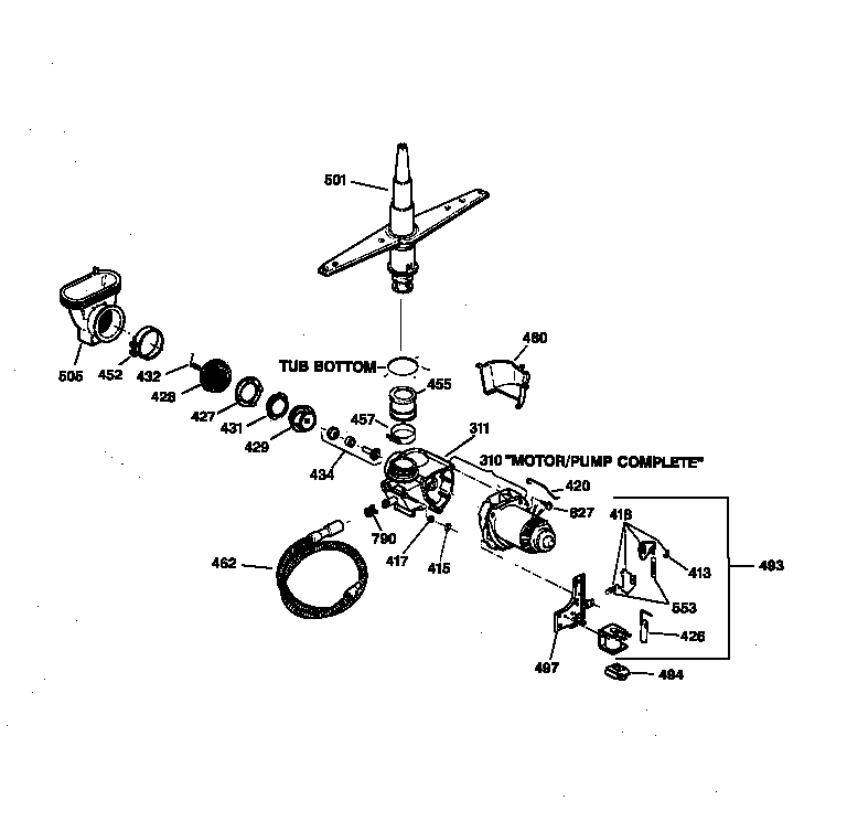 Motor-pump mechanism