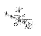 GE GSD2000Z01WH motor-pump mechanism diagram