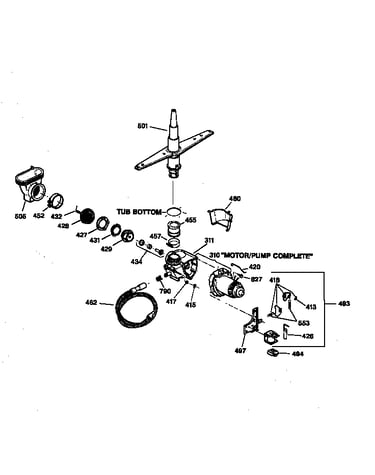 Motor-pump mechanism