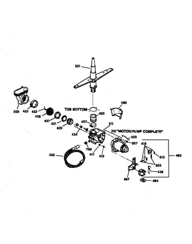 Motor-pump mechanism