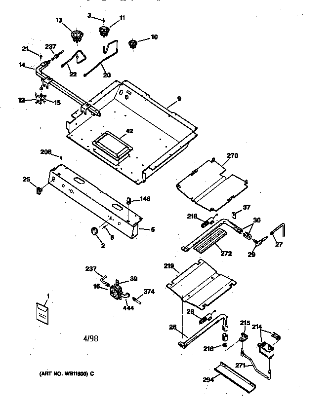 GAS BURNER PARTS