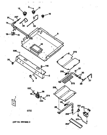 Gas burner parts