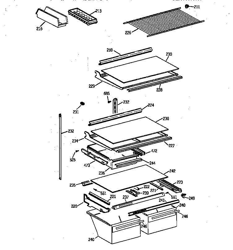 SHELF PARTS