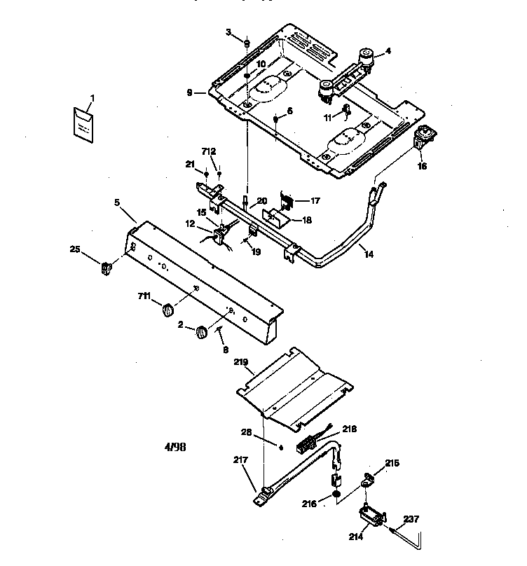 Gas & burner parts