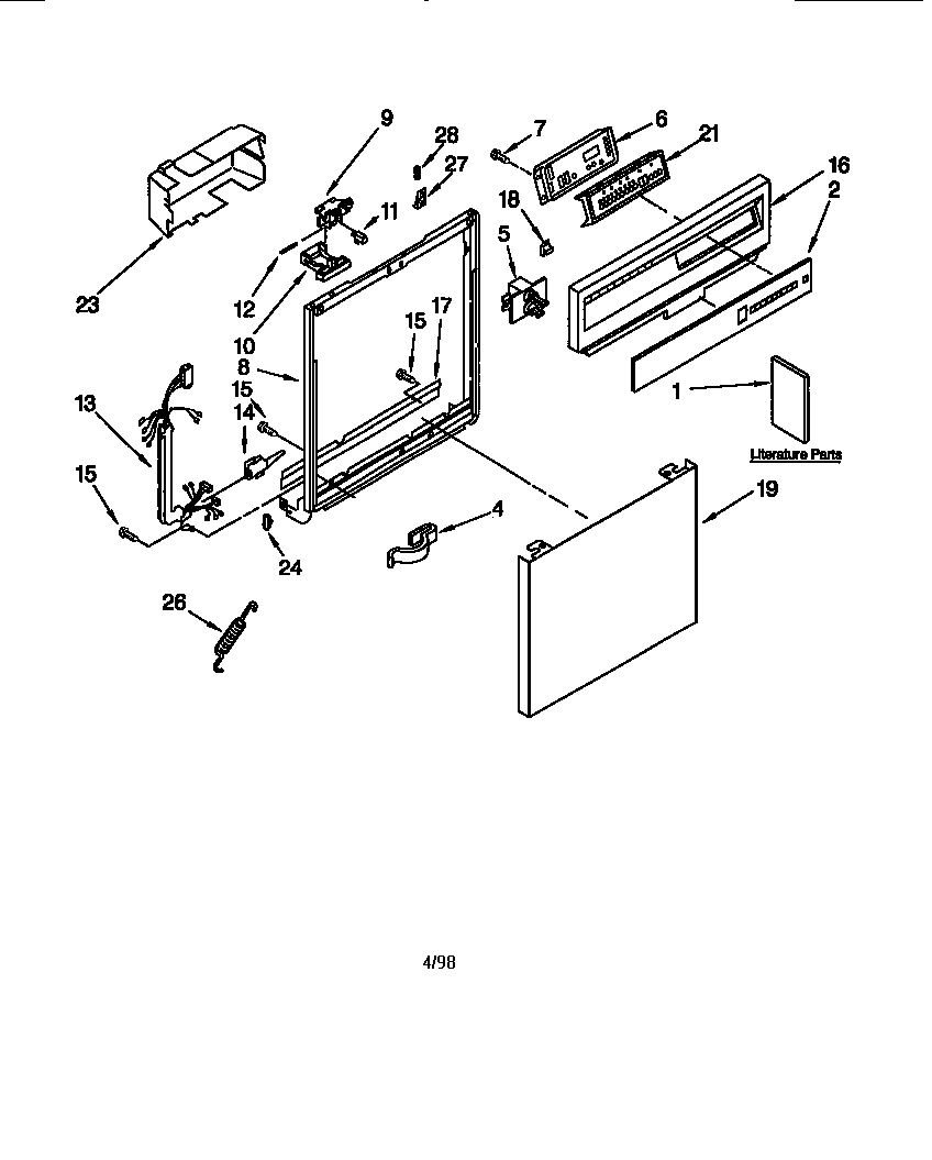 Frame and console