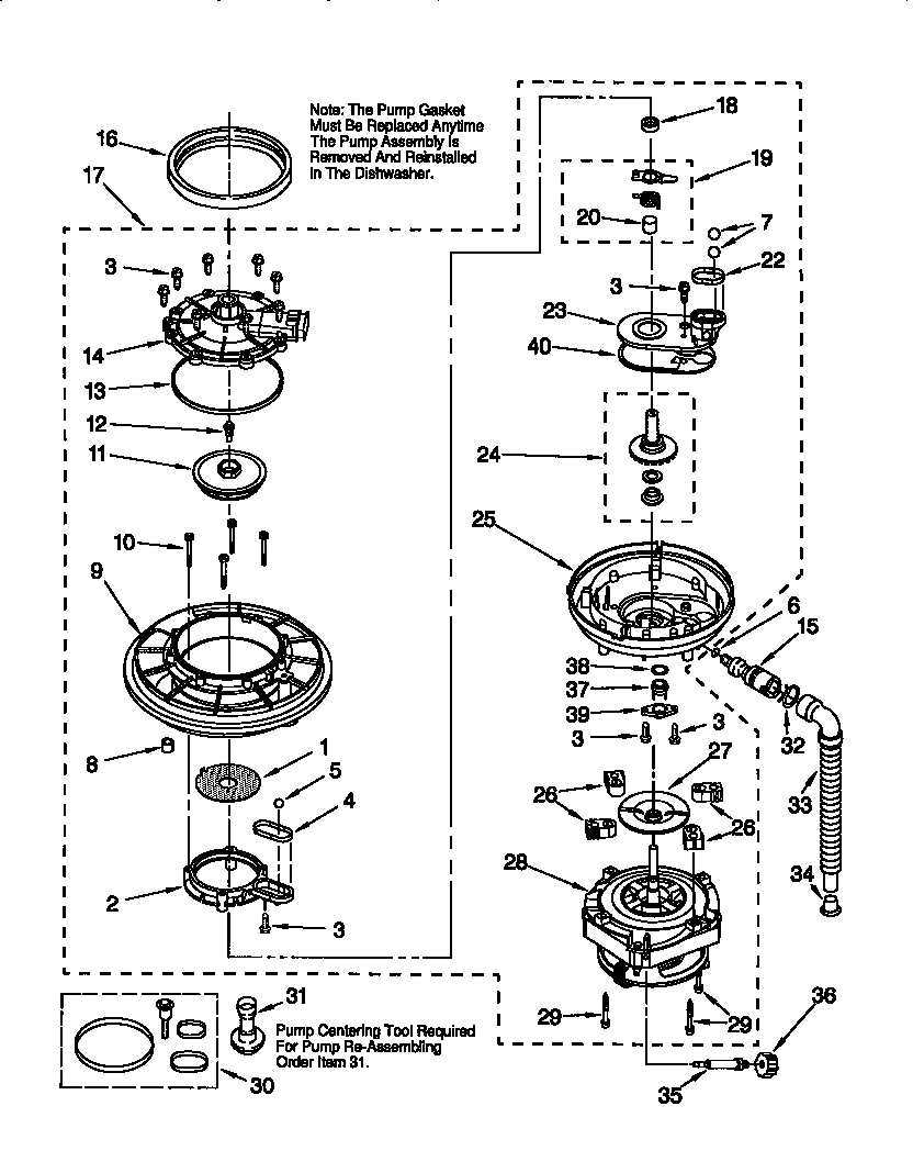 PUMP AND MOTOR