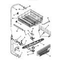 Kenmore 66517839790 upper dishrack and water feed diagram