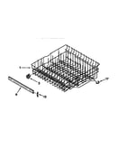 Upper rack and track