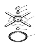 Lower washarm and strainer