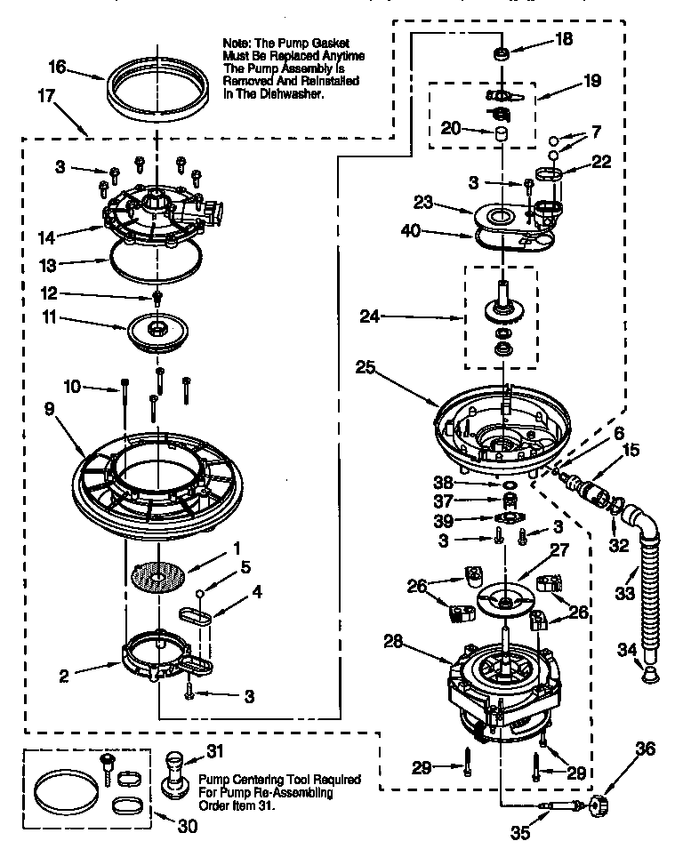 Pump and motor